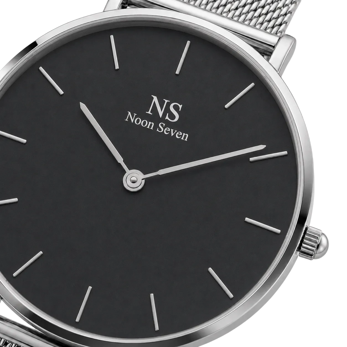 Aeternum Silver — Preto 40 mm