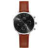 MonteCarlo Black — Couro Marrom 42 mm