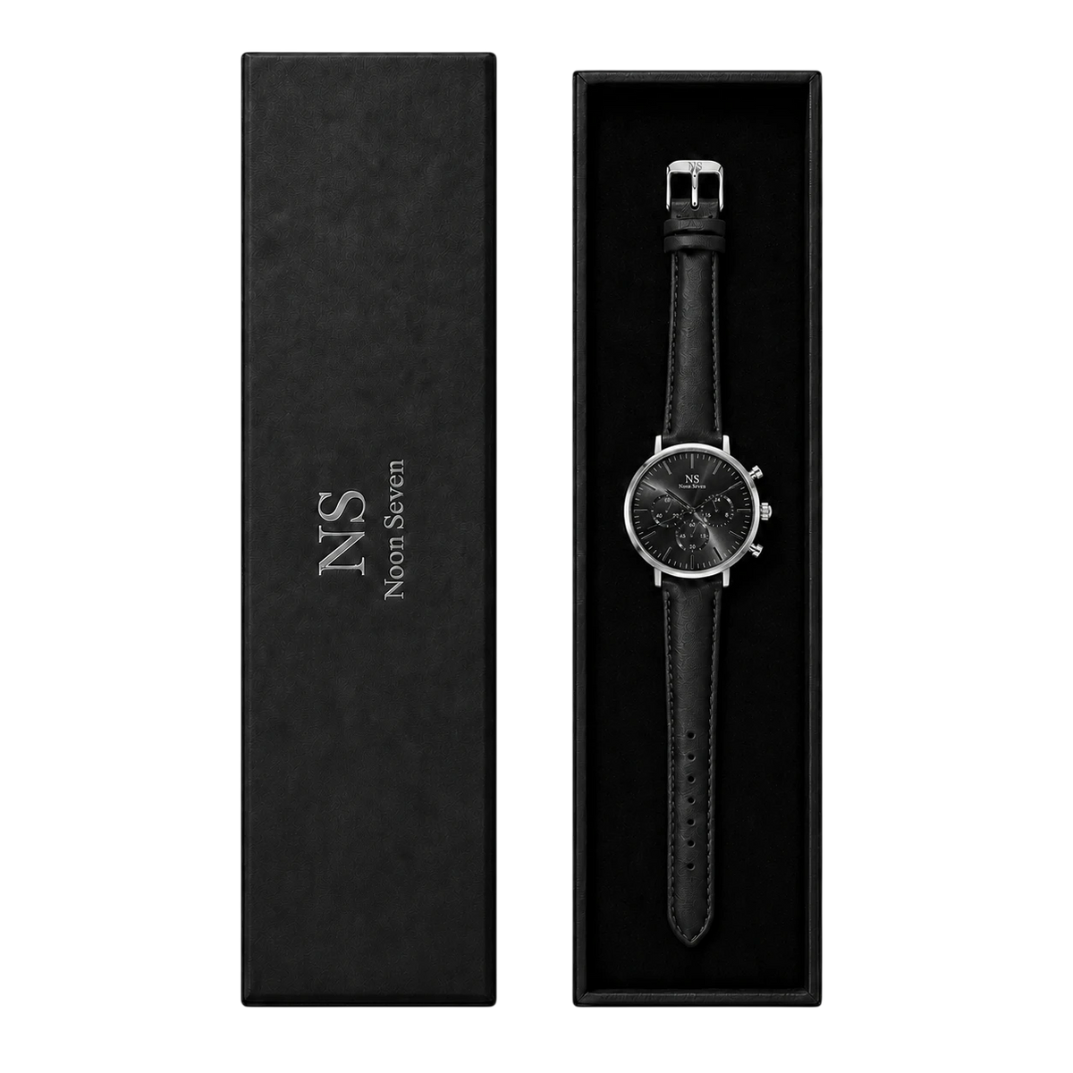 MonteCarlo Black — Pelle Nera 42 mm