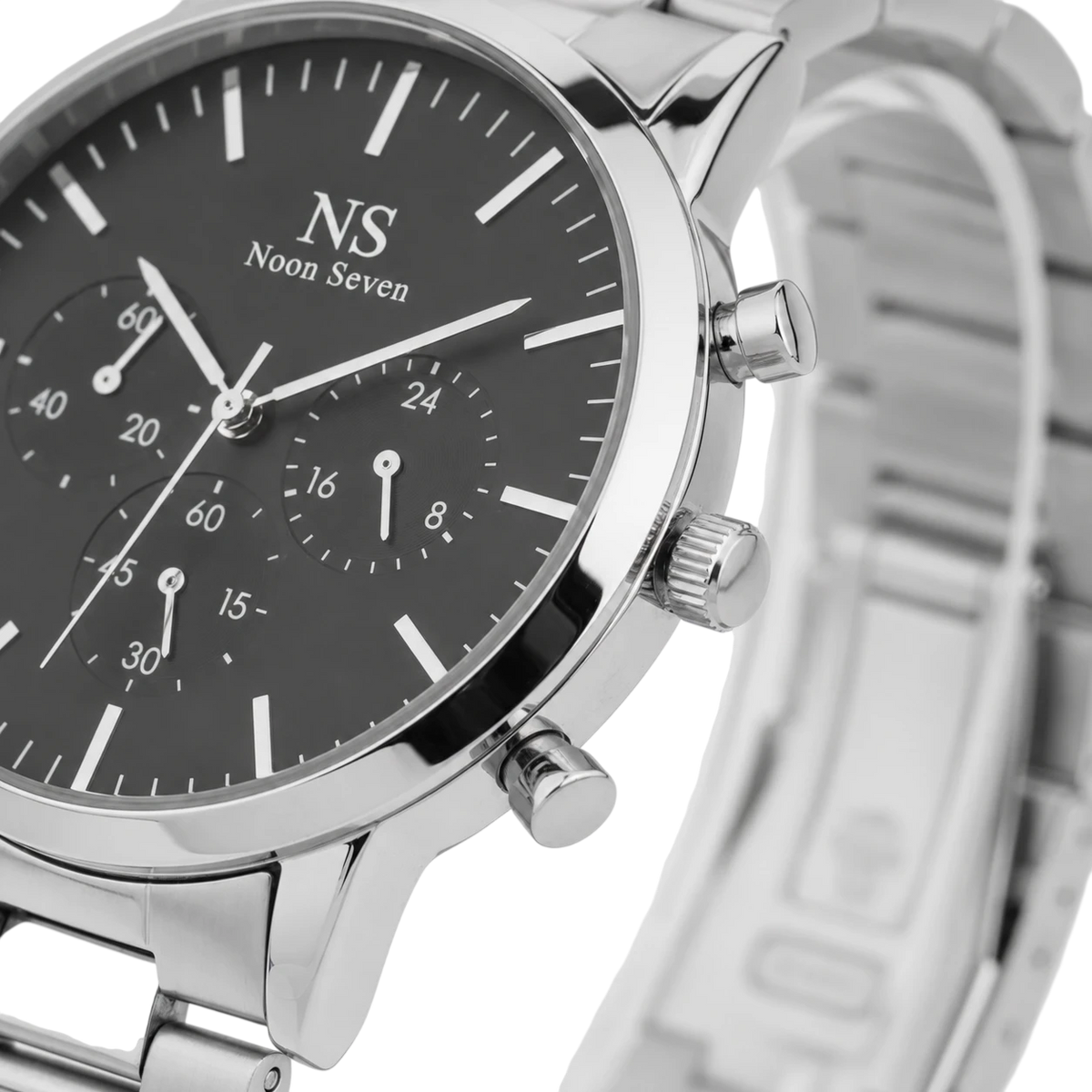 MonteCarlo Silver — Negro 42 mm