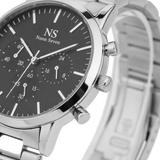 MonteCarlo Silver — Negro 42 mm