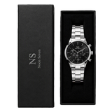 MonteCarlo Silver — Negro 42 mm
