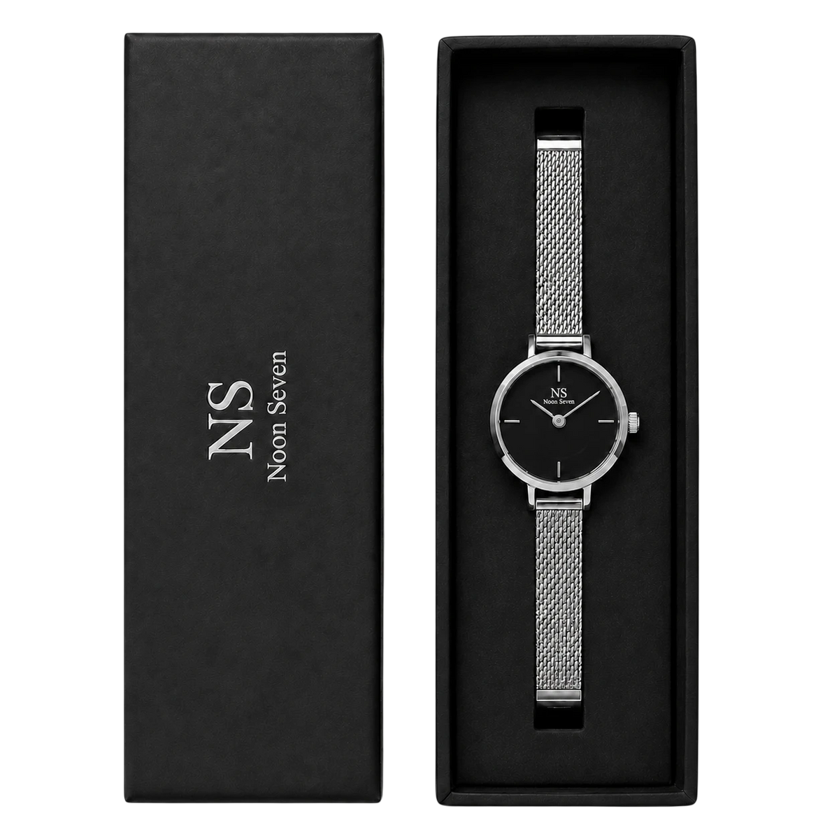 Tempus Silver — Preto 19 mm