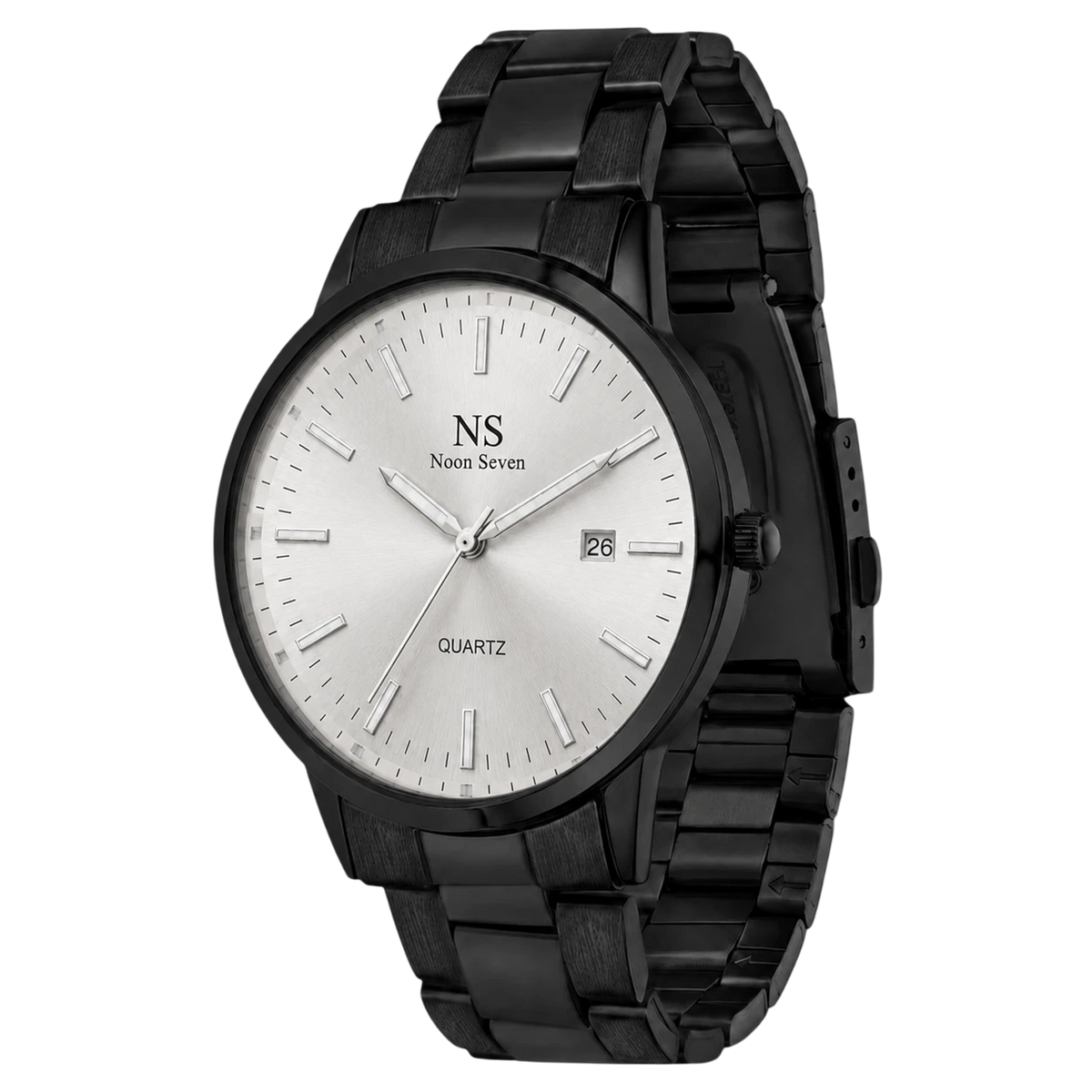Sorrento Black — Argento 40 mm