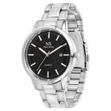 Sorrento Silver — Schwarz 40 mm