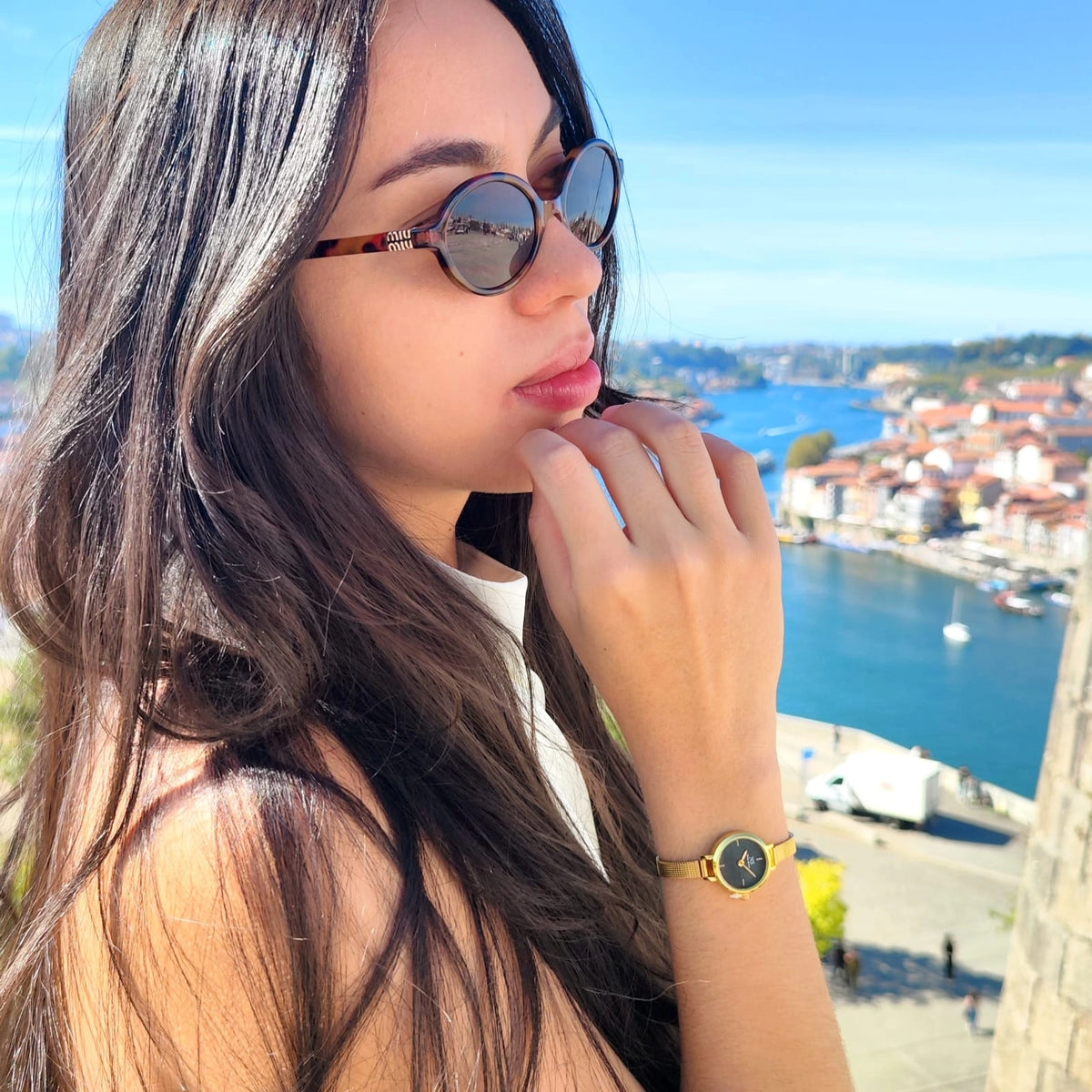 Tempus Gold — Negro 19 mm