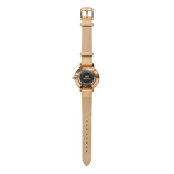 Aeternum Beige Leather — White 32 mm