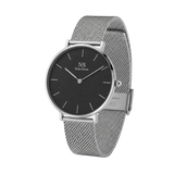 Aeternum Silver — Preto 40 mm