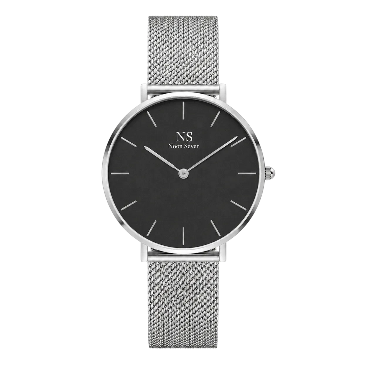 Aeternum Silver — Preto 40 mm