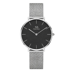 Aeternum Silver — Preto 40 mm