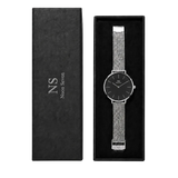 Aeternum Silver — Preto 40 mm