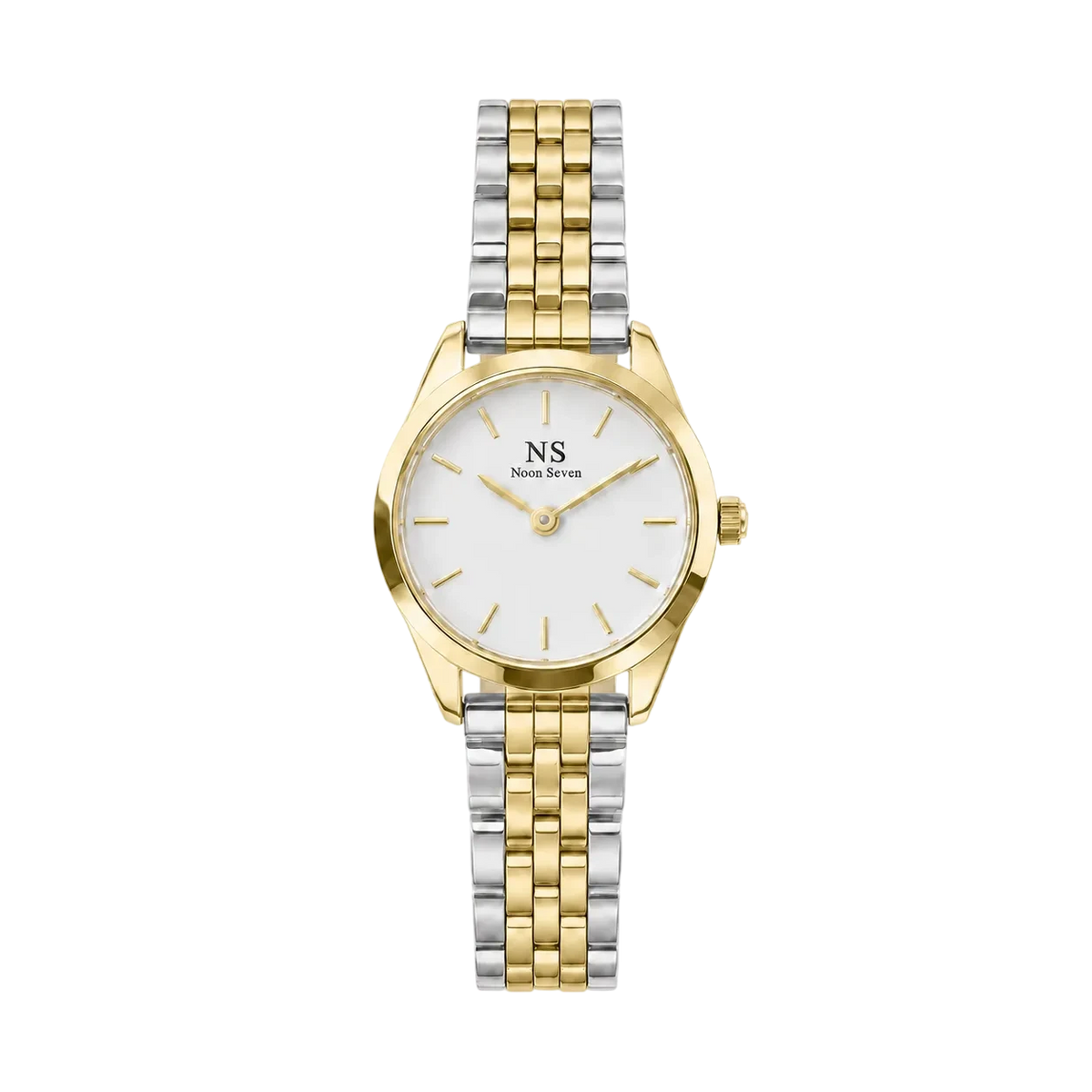 Momentum Silver & Gold — Branco 24 mm