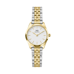 Momentum Silver & Gold — Branco 24 mm