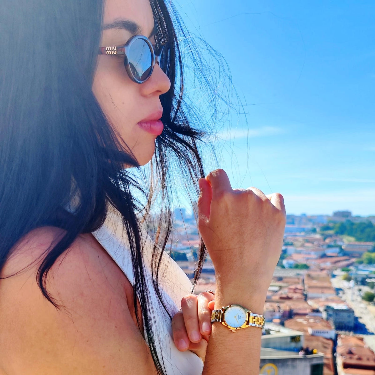 Momentum Silver & Gold — Bianco 24 mm