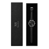 MonteCarlo Black — Pelle Nera 42 mm