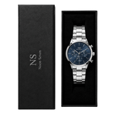 MonteCarlo Silver — Azul 42 mm