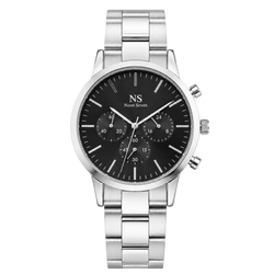 MonteCarlo Silver — Negro 42 mm
