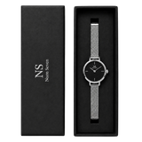Tempus Silver — Preto 19 mm