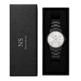 Sorrento Black — Argento 40 mm